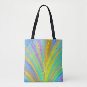 Bolsa Tote Diversão de Verão Tropical de abstrato