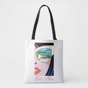 Bolsa Tote Diversão do vamos - O Lotus Branco
