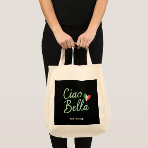 Bolsa Tote Diversão italiana da bandeira e Design mágico da C