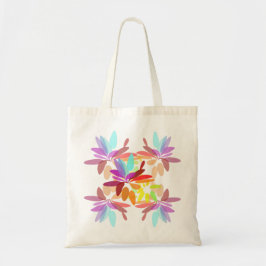 Bolsa Tote Diversão Moderna Estilo Psicodélico Coores Arco-Ír
