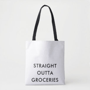 Bolsa Tote Diversão RETO DAS COMPRAS Minimalista Moderno Tot