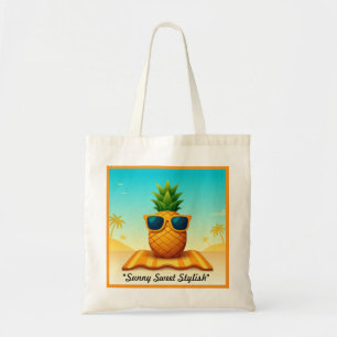 Bolsa Tote "Diversão tropical radiante"
