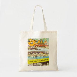 Bolsa Tote Diversão Vintage Ocala Florida Tourist Boats