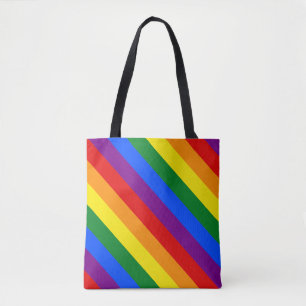 Bolsa Tote Diversidade do Orgulho Arco-Íris Inclusão de Direi