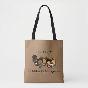 Bolsa Tote Diversidade nos torna mais fortes