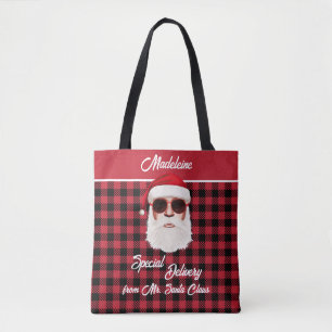 Bolsa Tote Diversos Papais noeis especiais de entrega Xadrez