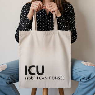 Bolsa Tote Divertida para Enfermeira de UTI Presen