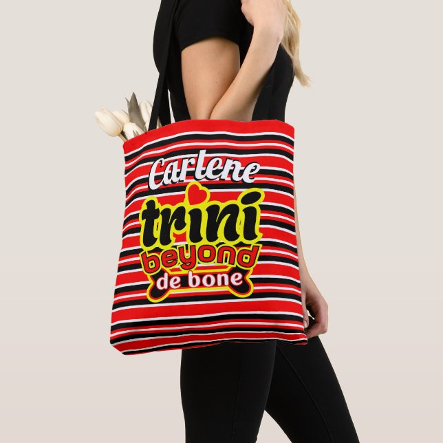 Bolsa Tote Divertido e Engraçado Trini Além do Osso (Close Up)