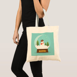 Bolsa Tote DIVERTIDO! Snowman Tote Bag - Personalizado - Adic
