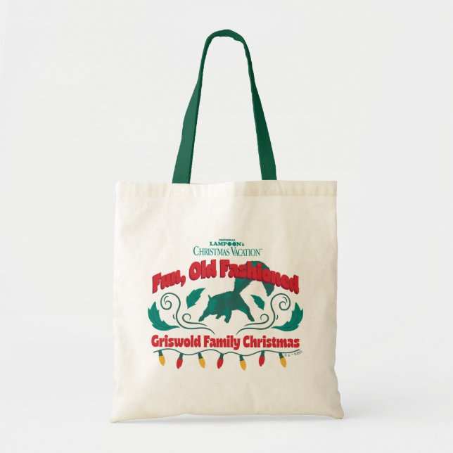 Bolsa Tote Divertido, Velho Feliz Natal da Família Griswold (Frente)