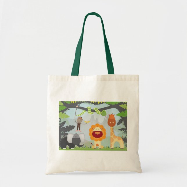 Bolsa Tote Divertimento da selva (Frente)