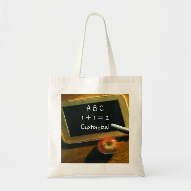 Bolsa Tote Divertimento de volta à sacola de Apple do quadro (Frente)