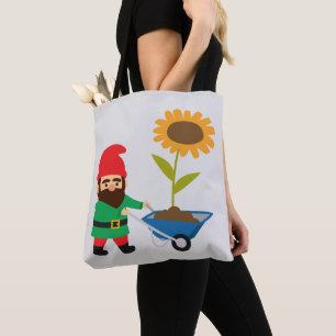 Bolsa Tote Divertimento dos gnomos do jardim