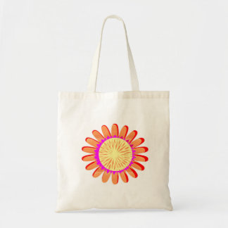 Bolsa Tote DIVERTIMENTO FELIZ da flor NVN285 de Chakra do SOL