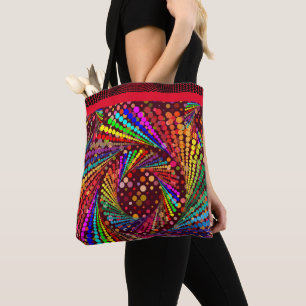 Bolsa Tote Divertimento reutilizável e colorido