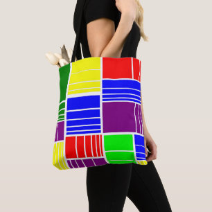 Bolsa Tote Dividir Retângulos
