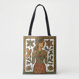 Bolsa Tote Divina Deusa da Terra Feminina