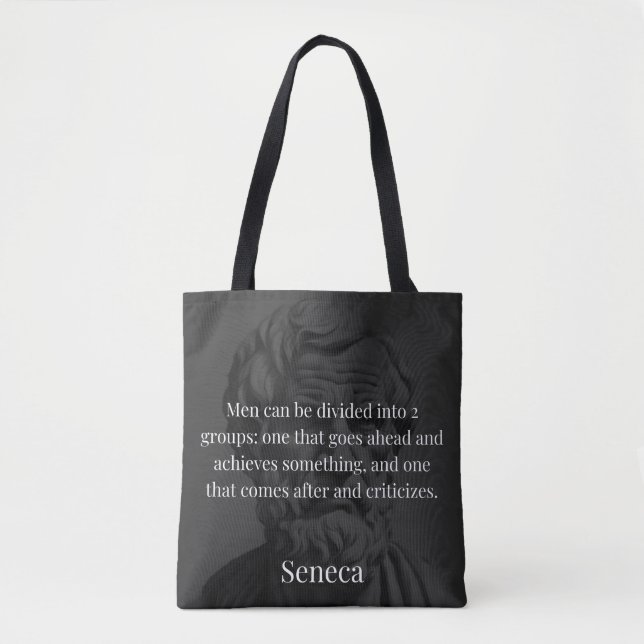 Bolsa Tote Divisão do Seneca: Os Doers e os Críticos (Frente)