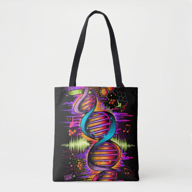 Bolsa Tote DNA musical (Frente)