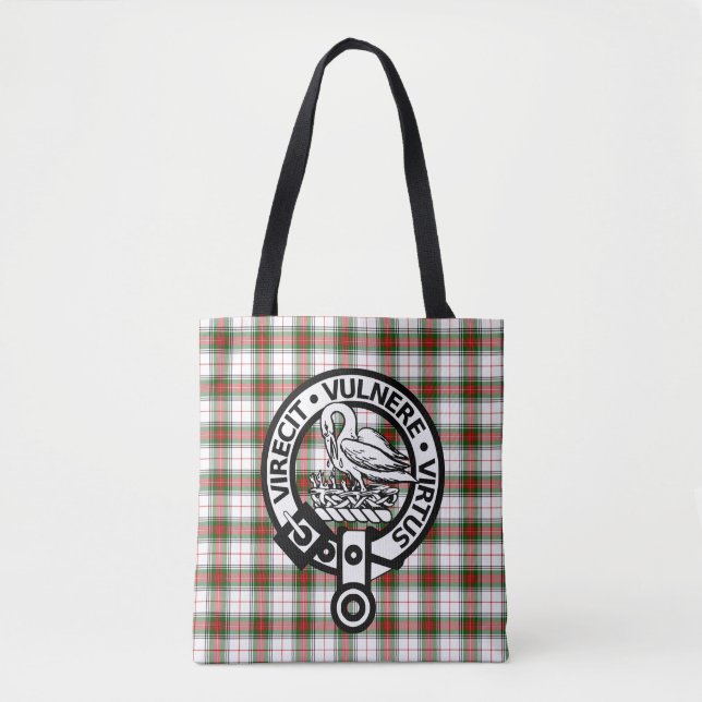 Bolsa Tote do Brasão do Clan Stewart Tartan (Frente)