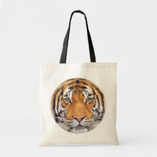 Bolsa Tote Do "ponto tigre" no branco, arte da aguarela