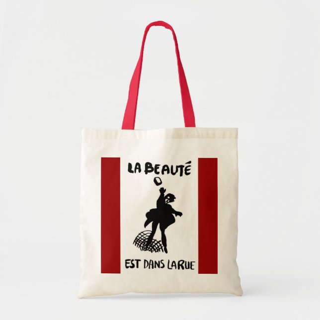 Bolsa Tote Do '' rua do la dos dans de Beaute est La '' (Frente)