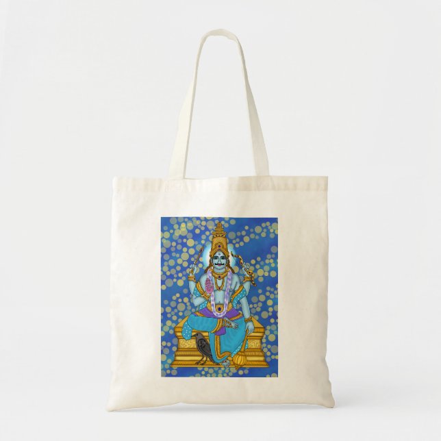 Bolsa Tote do Senhor Shani Dev (Frente)