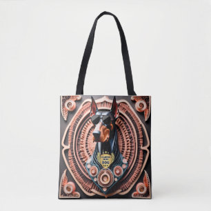 Bolsa Tote Doberman, Pet, Companion Canine
