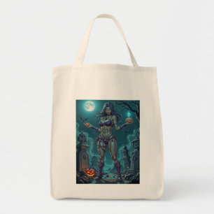 Bolsa Tote Doce de Halloween ou Namorada Zumbi com Miolos
