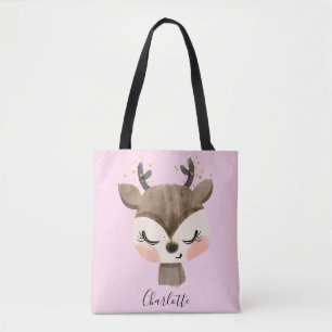 Bolsa Tote Doce Fofo & Feminino Rena Bebê Rosa Pastel