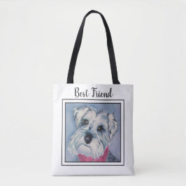 Bolsa Tote Doce Schnauzer