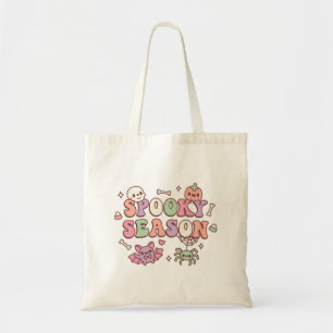 Bolsa Tote Doce Temporada Assustadora Doodle de Halloween