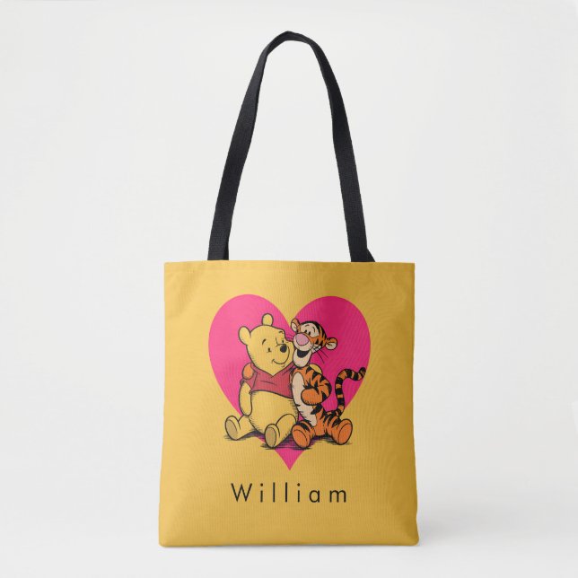 Bolsa Tote Doce Winnie the Pooh & Tigger (Frente)
