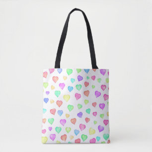 Bolsa Tote  Doces    coraçõesTote Bag