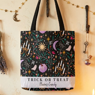 Bolsa Tote Doces de Halloween Luxuosos para Truque ou Tratame
