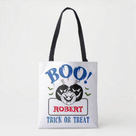 Bolsa Tote Doces e Tratamentos Personalizados do Halloween