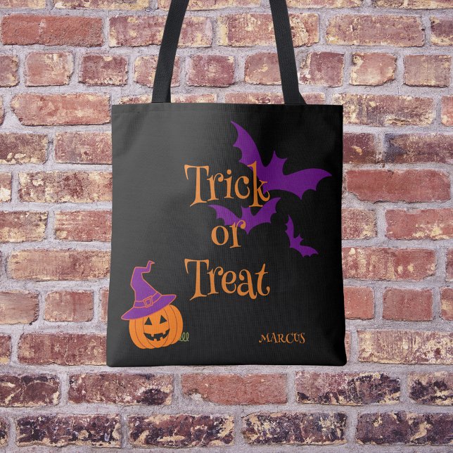 Bolsa Tote Doces personalizados do Halloween (Criador carregado)