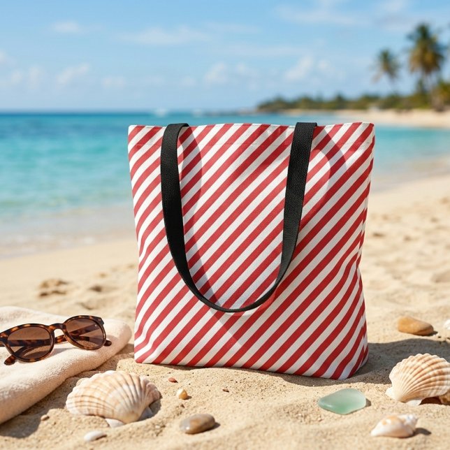 Bolsa Tote Doces, Red Stripes Compradas (Criador carregado)