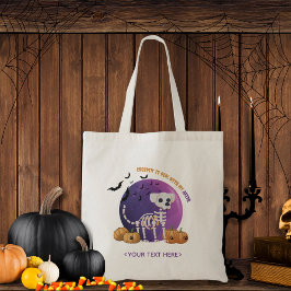 Bolsa Tote Doces Trick ou Trate o Saco do Halloween