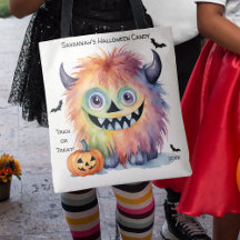 Docinho de Halloween Monstro Bonito