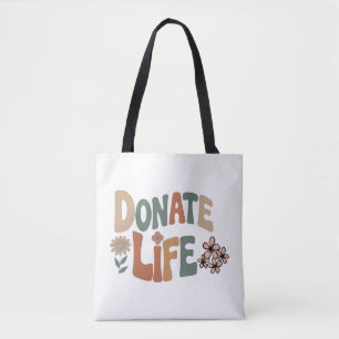 Bolsa Tote Doe Vida BoHo Conscientização