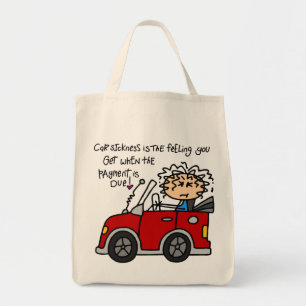 Bolsa Tote Doença de carro cómico