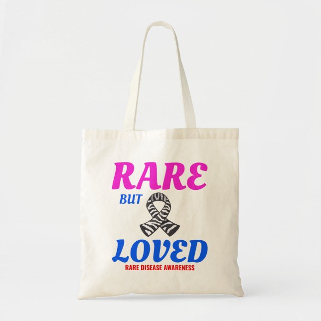 Bolsa Tote Doença Rara Amada Propague Consciência (Frente)