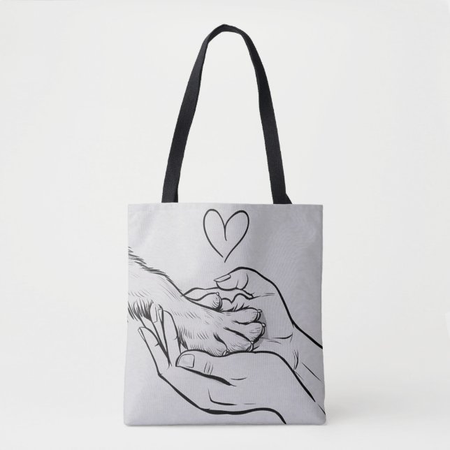 Bolsa Tote Dog Lovers / Amantes de cães  (Frente)
