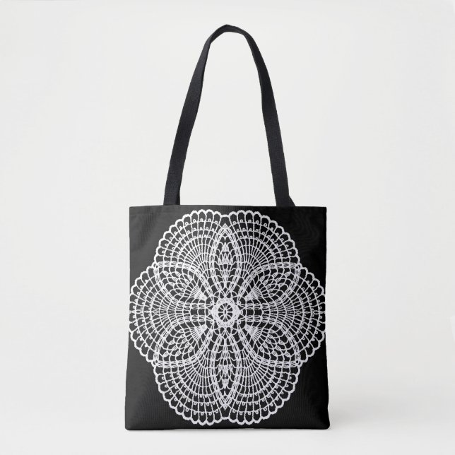 Bolsa Tote Doily Art (Frente)