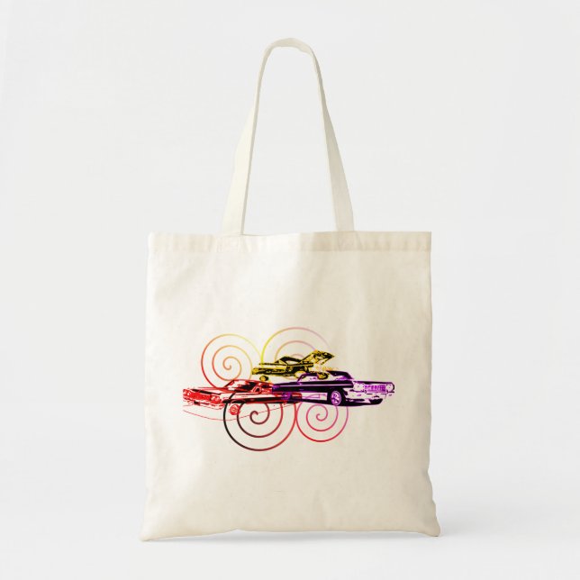 Bolsa Tote Doin ele Impala da velha escola "64 (Frente)