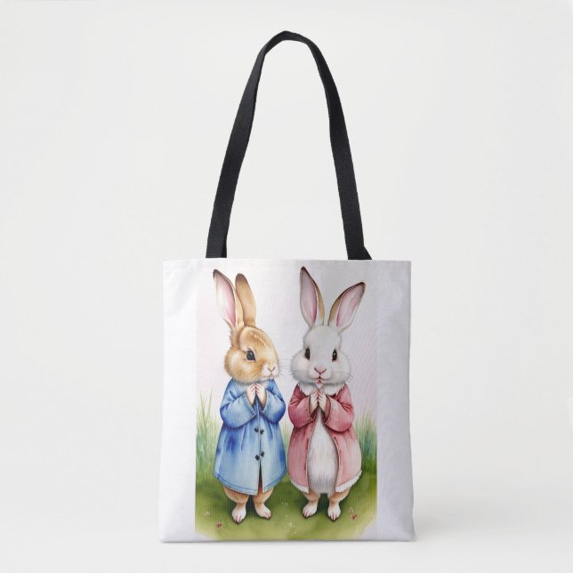 Bolsa Tote Dois coelhos (Frente)