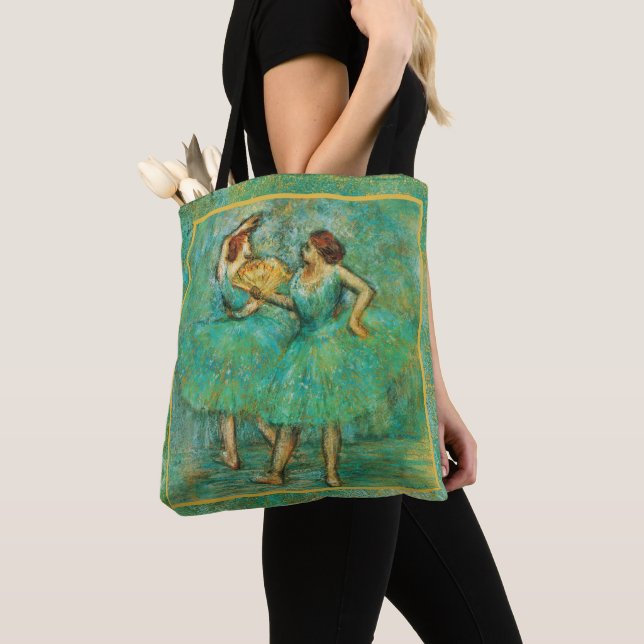 Bolsa Tote Dois Dançarinos, Degas Art (Close Up)