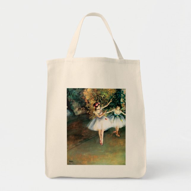 Bolsa Tote Dois dançarinos em um Palco de Degas (Frente)