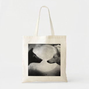 Bolsa Tote Dois lobos se encarando